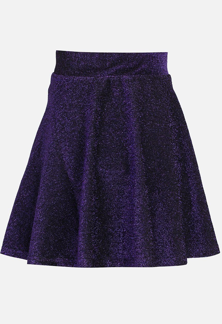 Name It - Flared Skirt Dark Purple