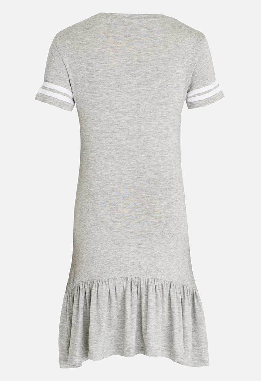Name It - T-Shirt  Dress Grey