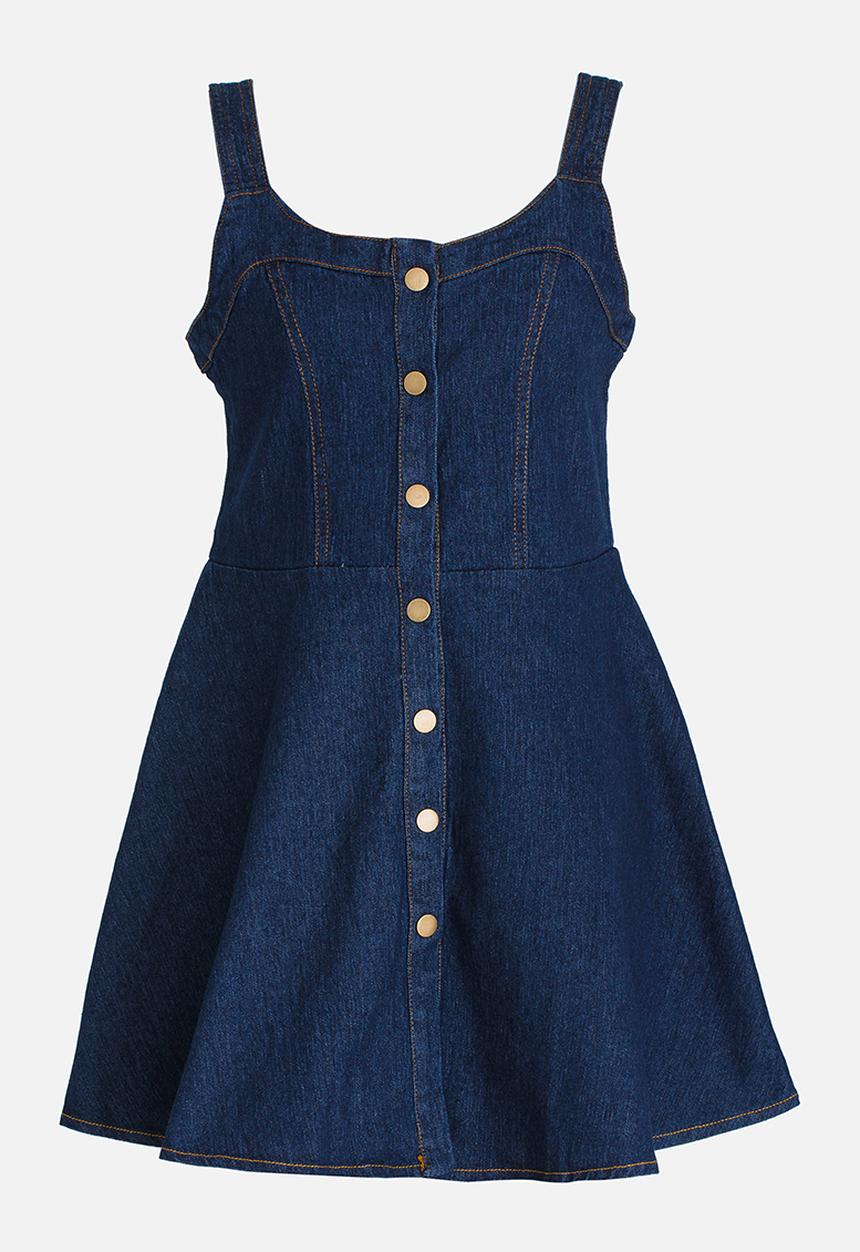 Pop Candy - Denim Dress Blue