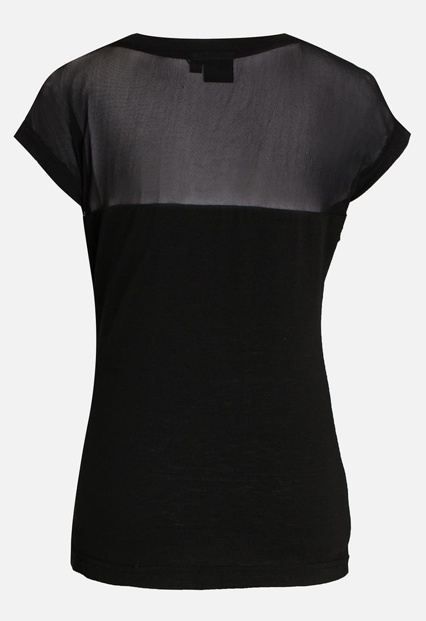 Name It - Printed Tee Black