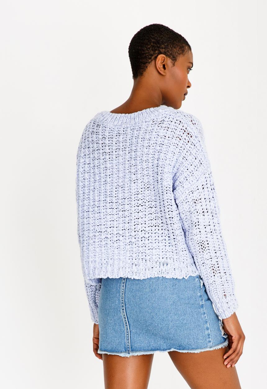 Forever21 - Long Sleeve Jersey Pale Blue