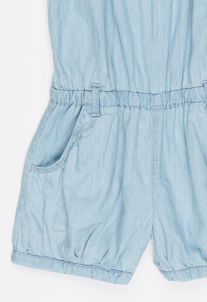 Pop Candy - Printed Playsuit Blue