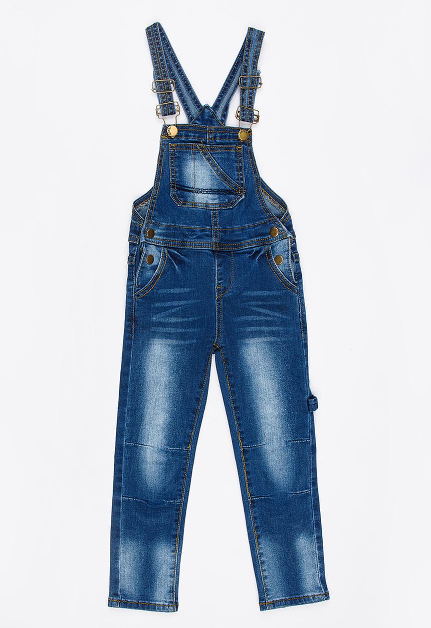 Pop Candy - Denim Dungaree Blue