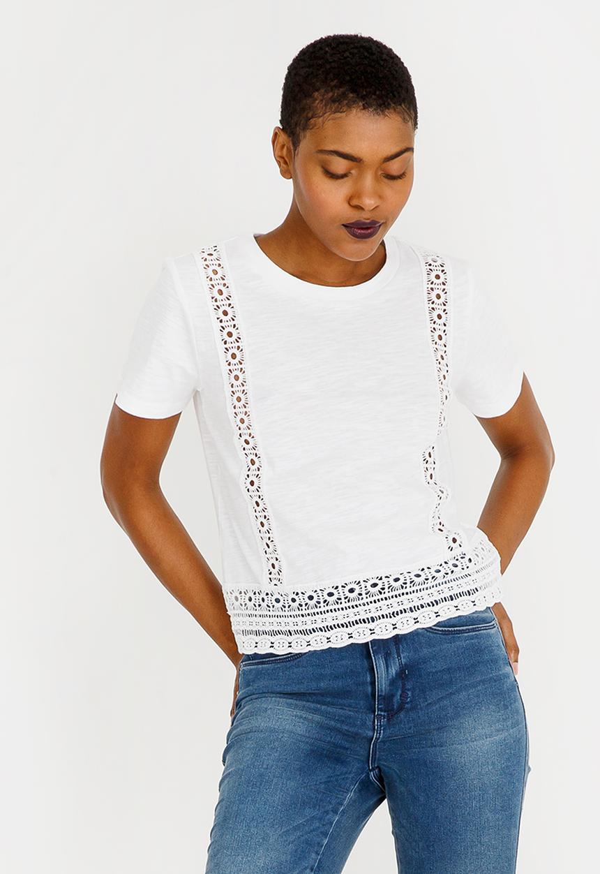 Forever21 - Anglaise T-shirt White