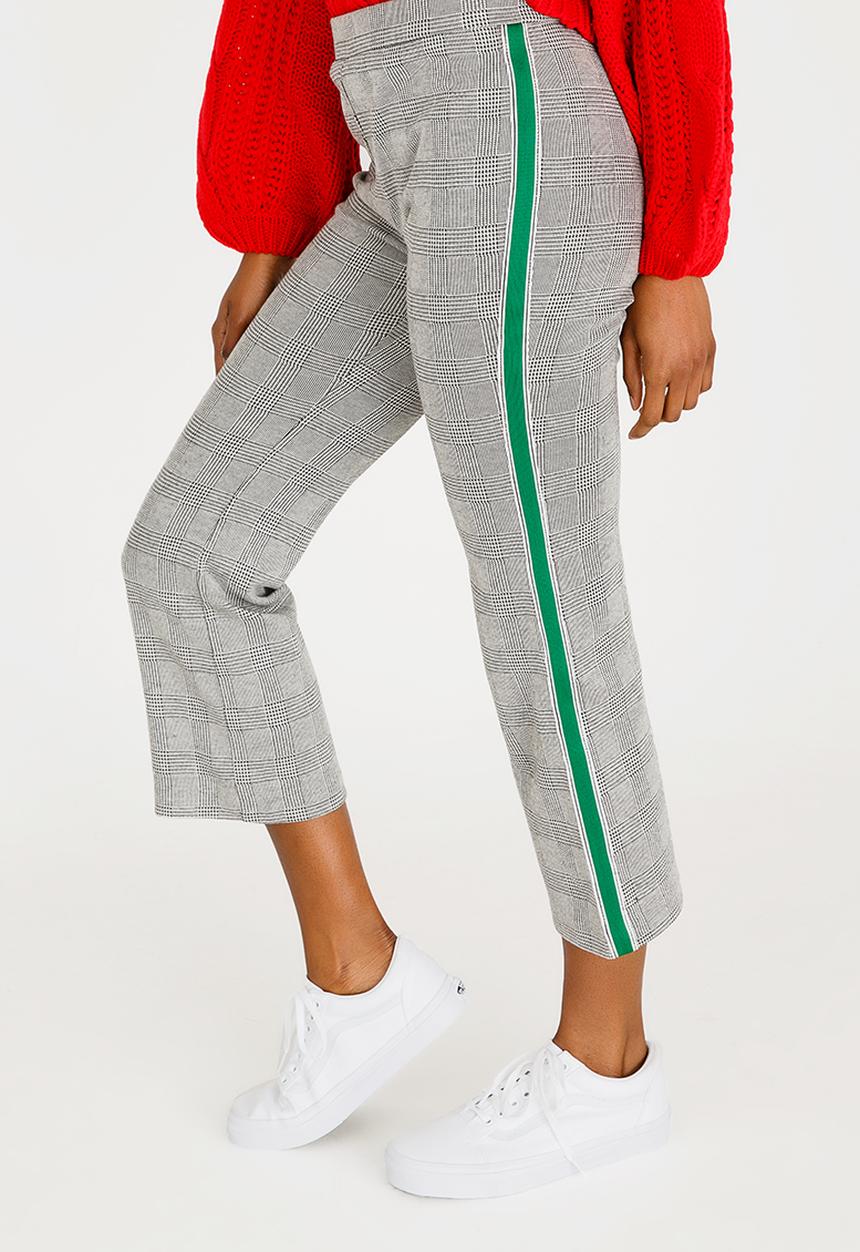 Forever21 - Stripe Detail Pants Grey