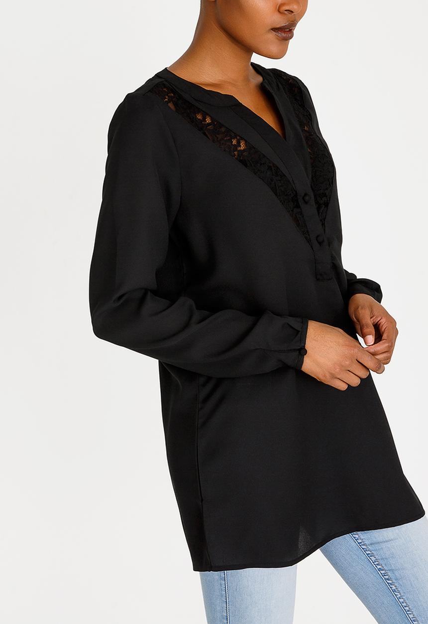 Vero Moda - Clare Lace Shirt Black