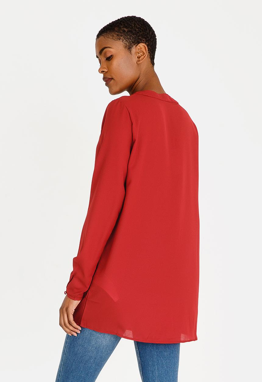 Vero Moda - Clare Lace Shirt Burgundy