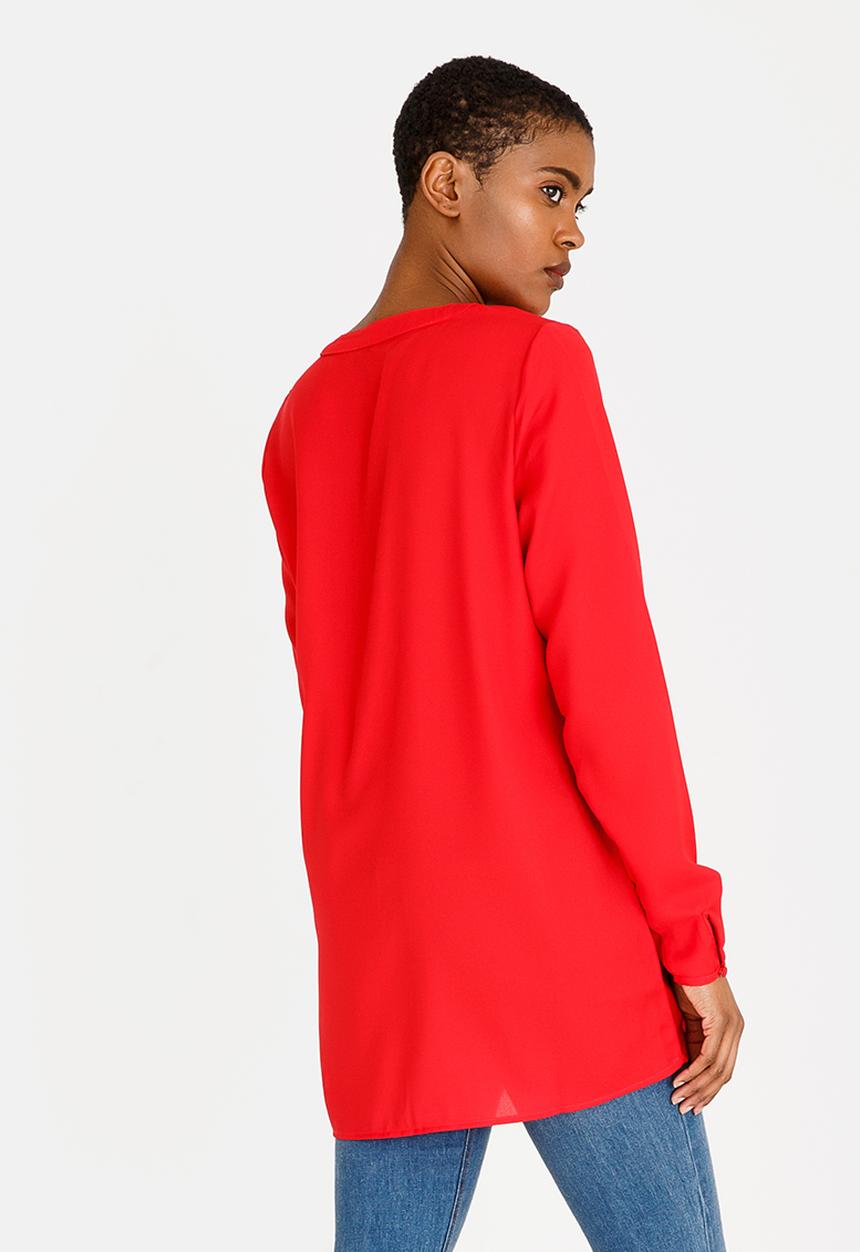 Vero Moda - Clare Lace Shirt Burgundy