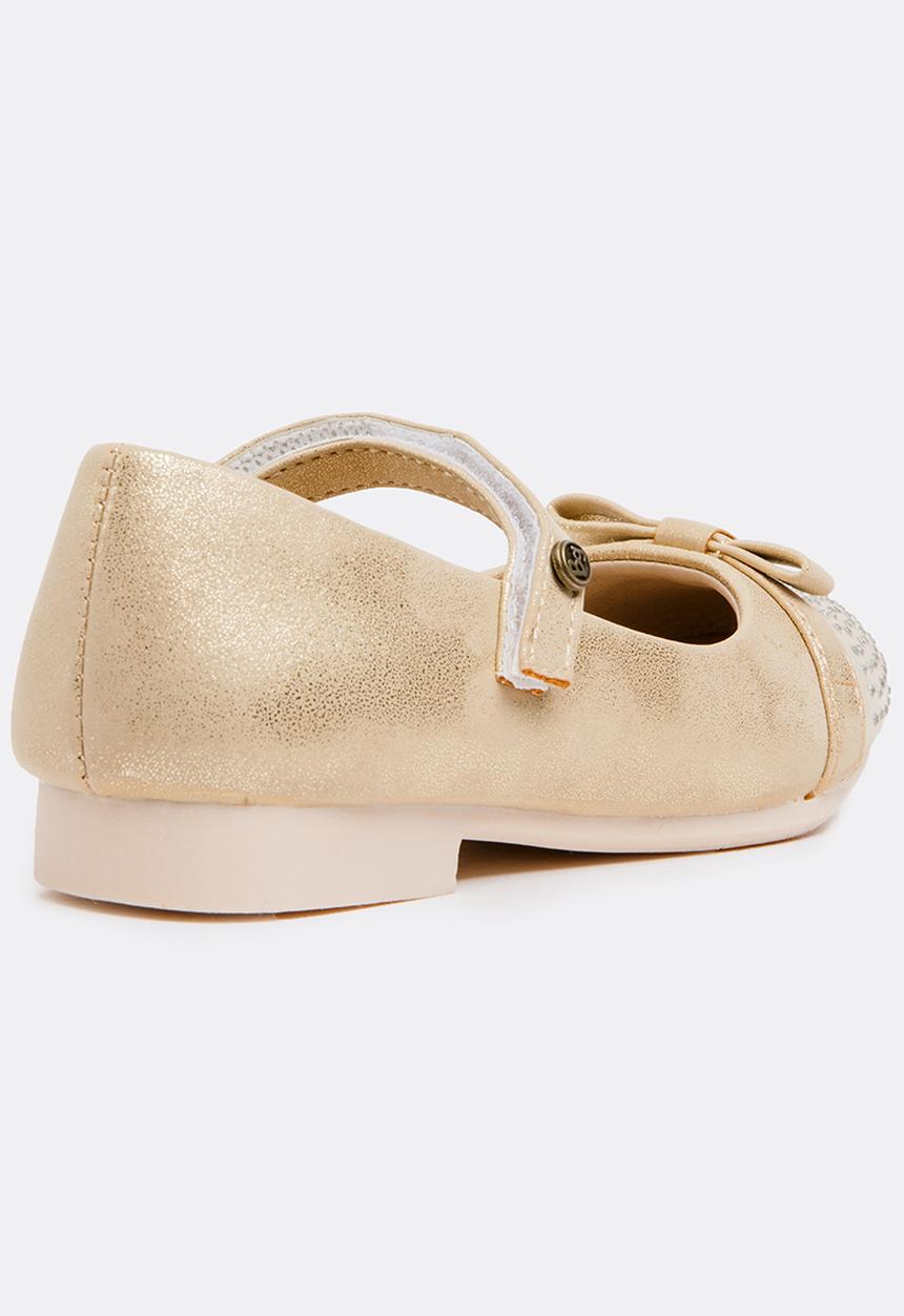 Bubblegummers - Embellished Pump Gold