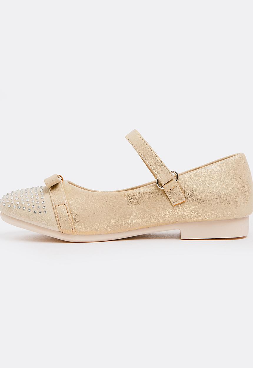 Bubblegummers - Embellished Pump Gold