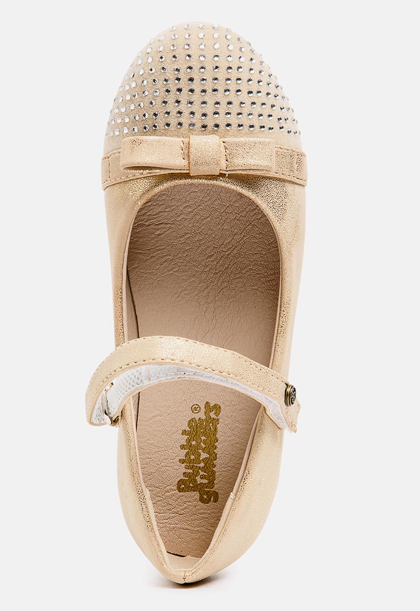 Bubblegummers - Embellished Pump Gold