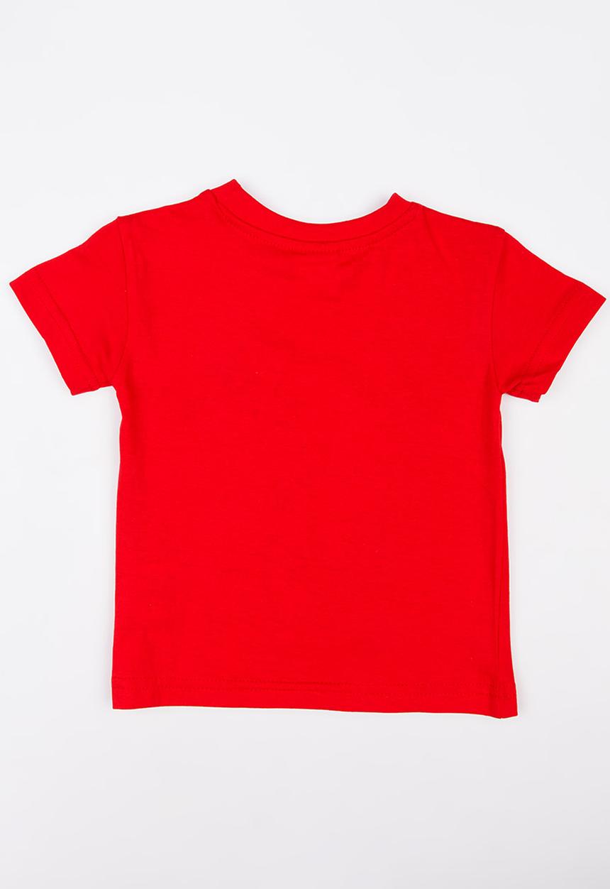 Twin Clothing - Elephant Printed T-shirt Red