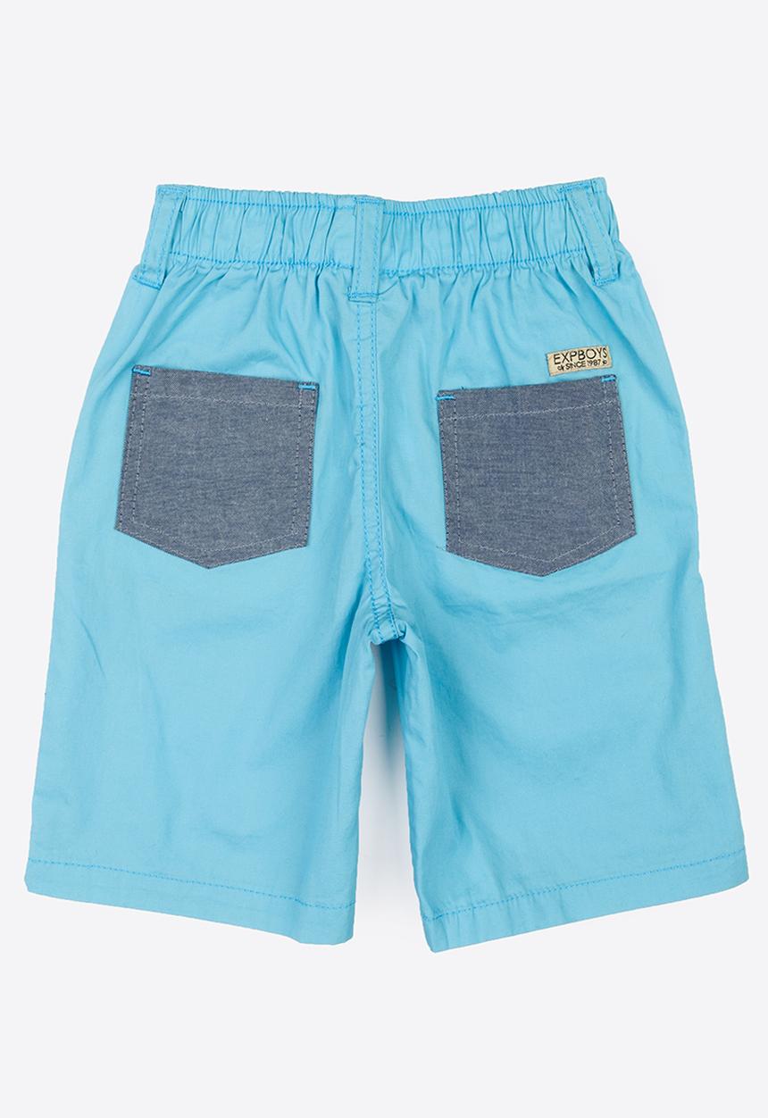 Twin Clothing - Plain Colour Shorts Aqua