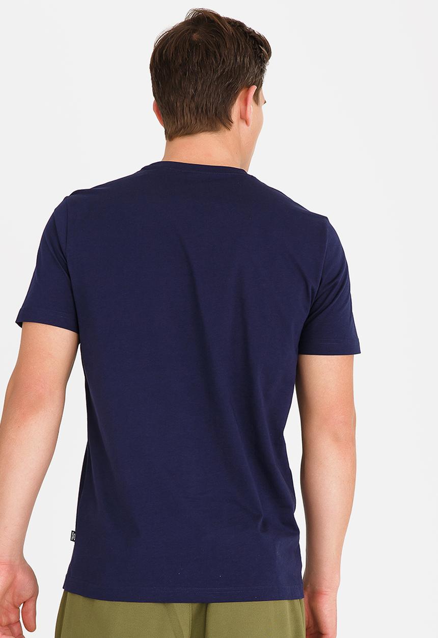 PUMA - Wording Tee Peacoat Navy