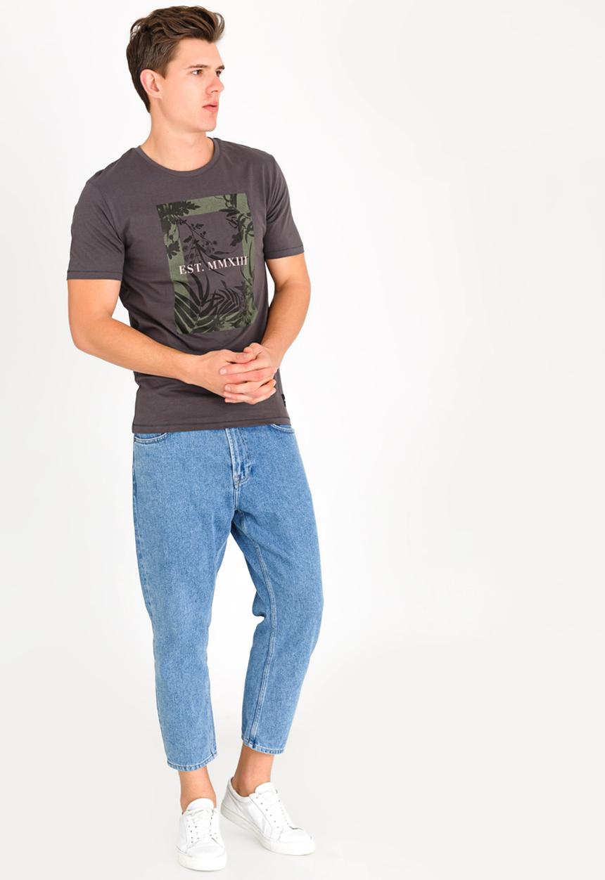 Only & Sons - Crew Neck Tee Charcoal