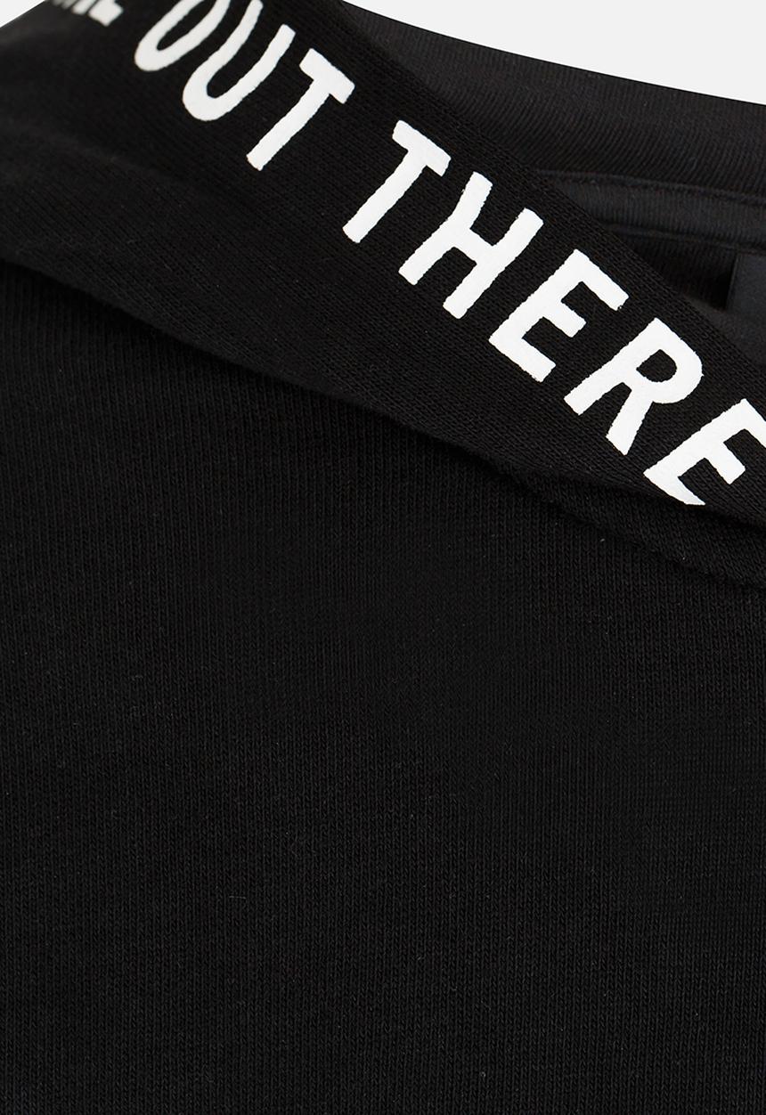 Name It - Zip Through Hoodie Black