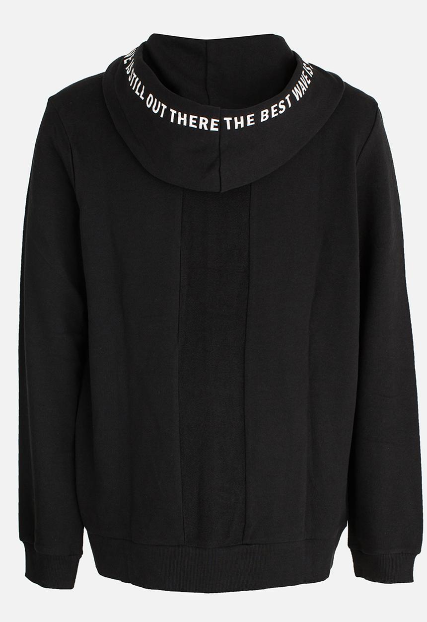 Name It - Zip Through Hoodie Black
