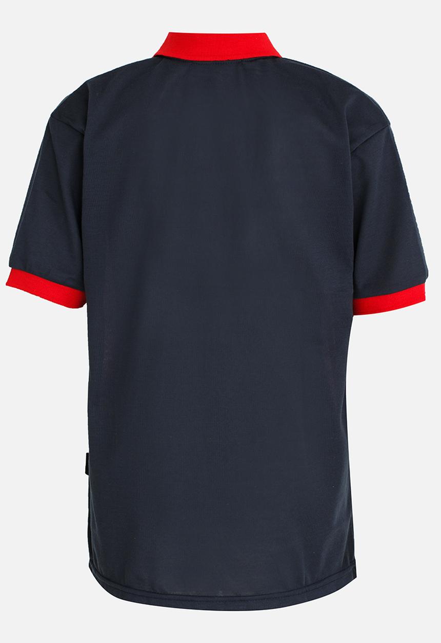 Twin Clothing - Short Sleeve Golfer Printed T-shirt Red