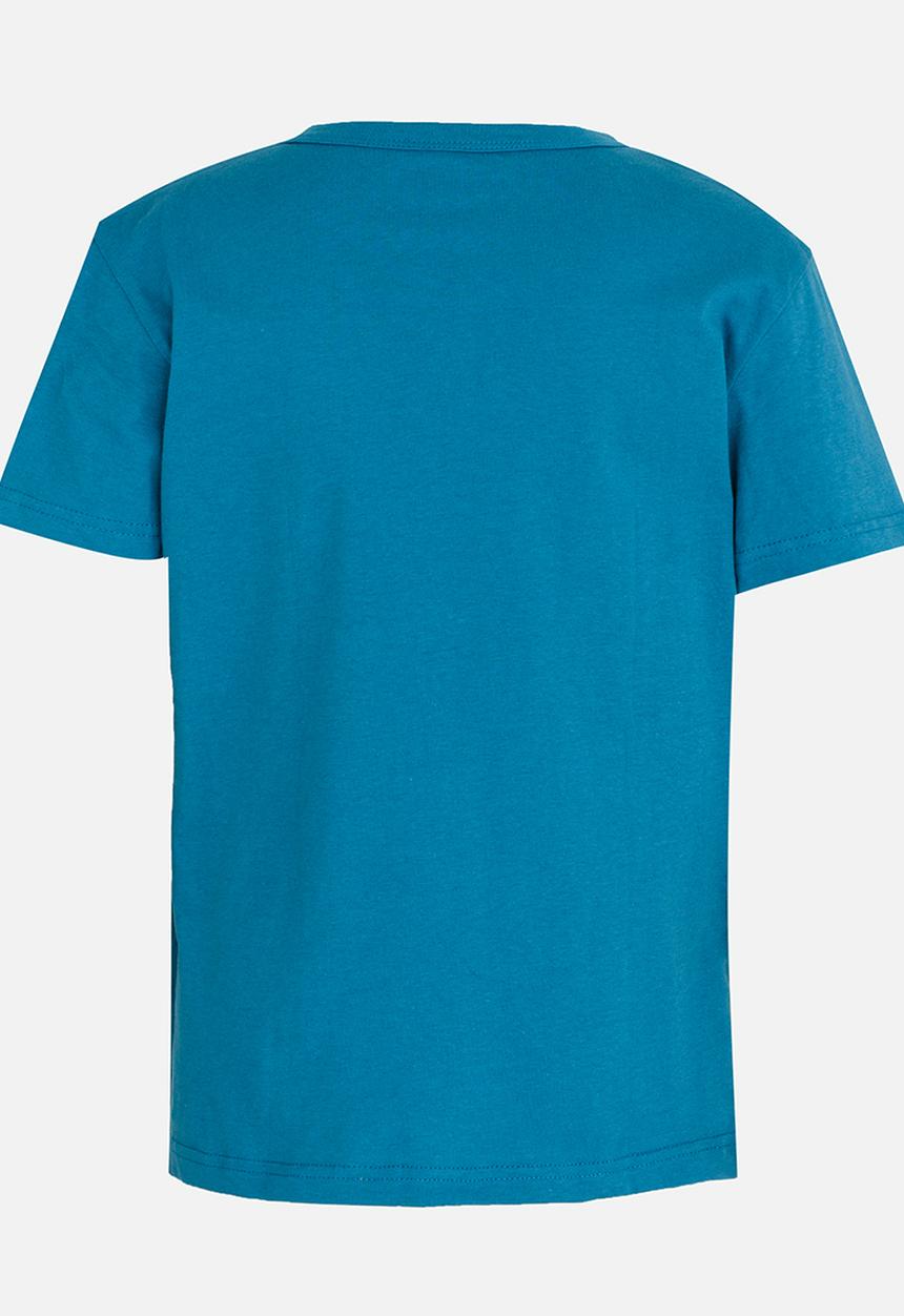 Twin Clothing - Berlin Printed T-shirt Mid Blue
