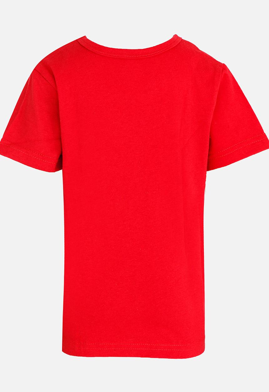 Twin Clothing - Short Sleeve Printed T-shirt Red