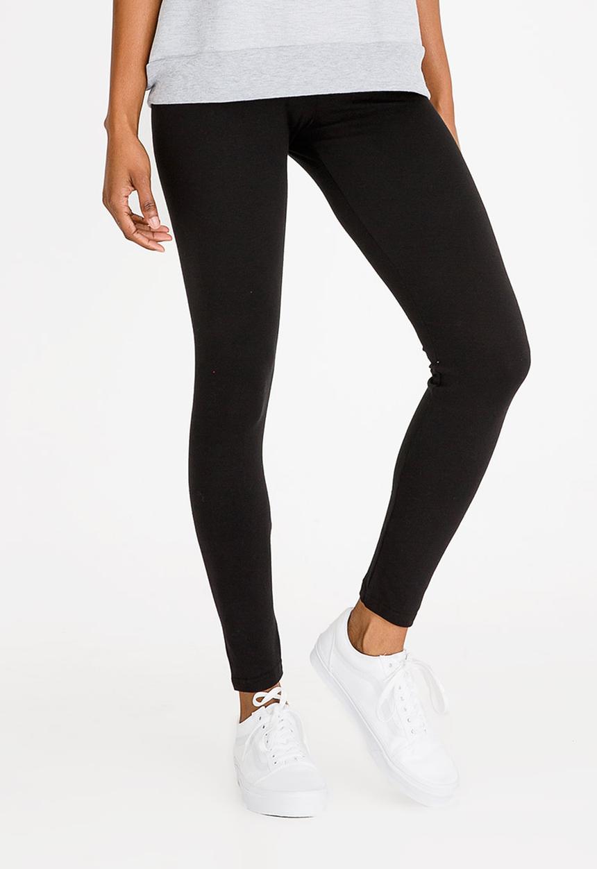 c(inch) - Quality Stretch Leggings Black