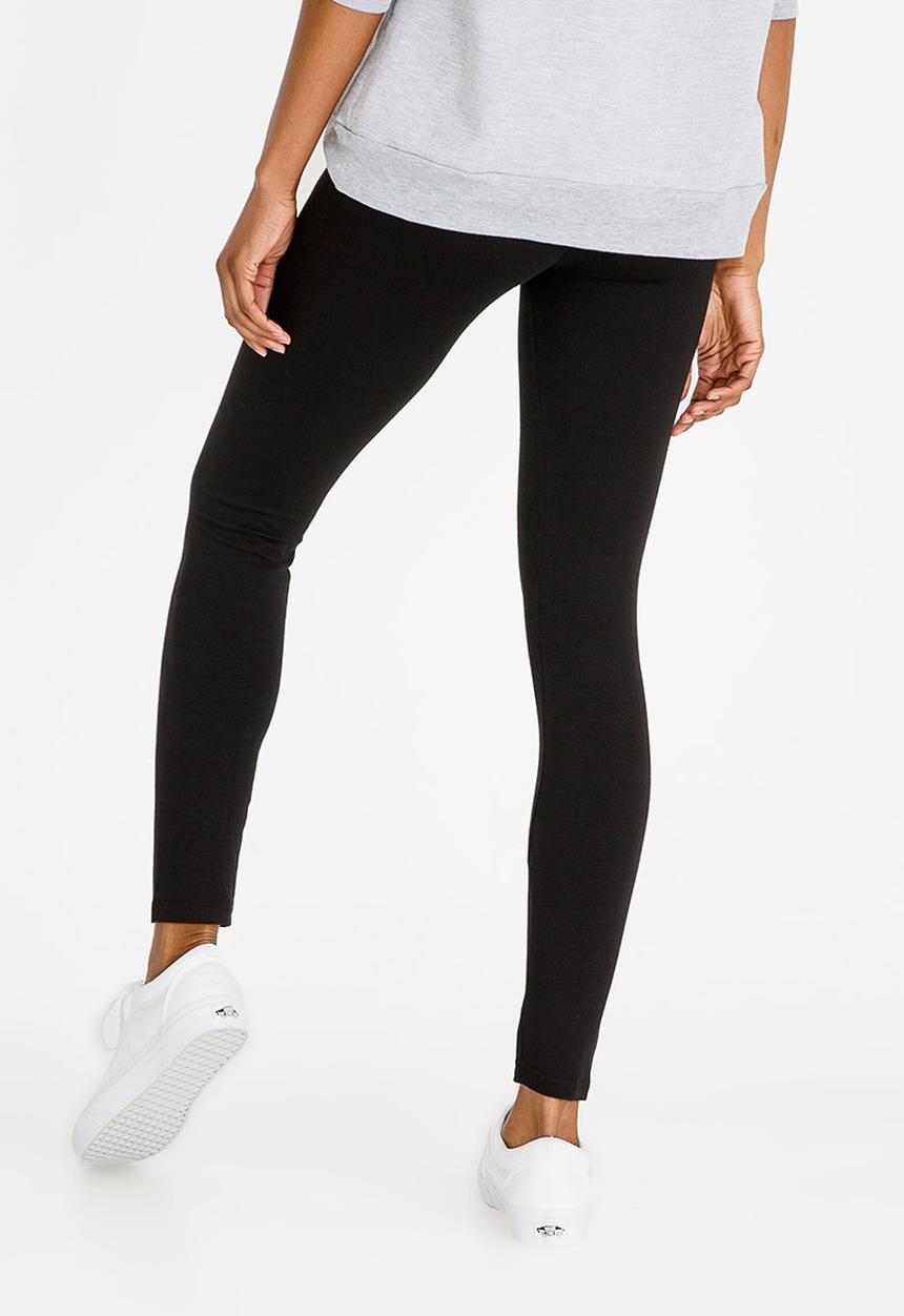 c(inch) - Quality Stretch Leggings Black