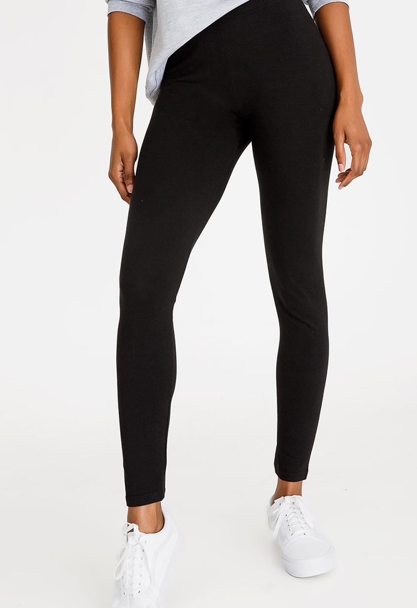 c(inch) - Quality Stretch Leggings Black