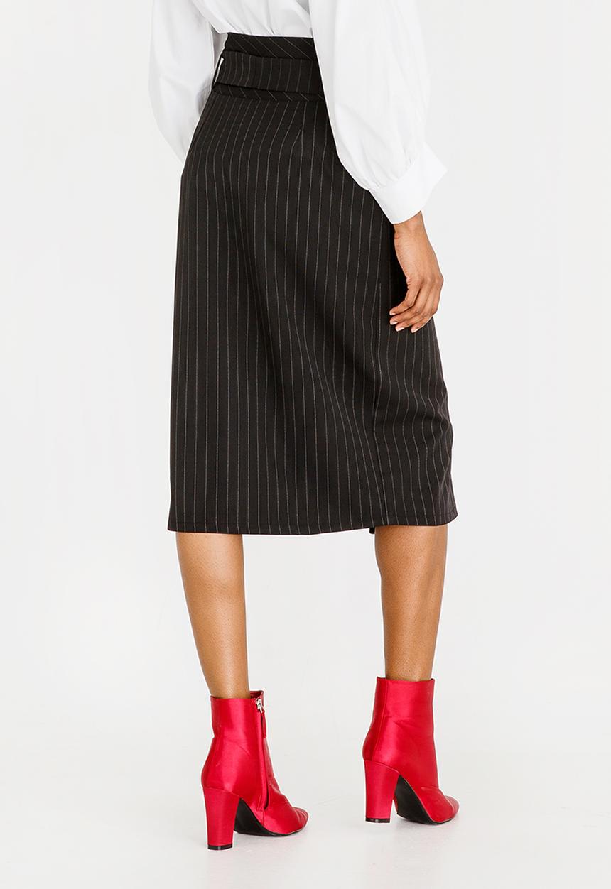 STYLE REPUBLIC - Highwaisted Wrap Skirt Black