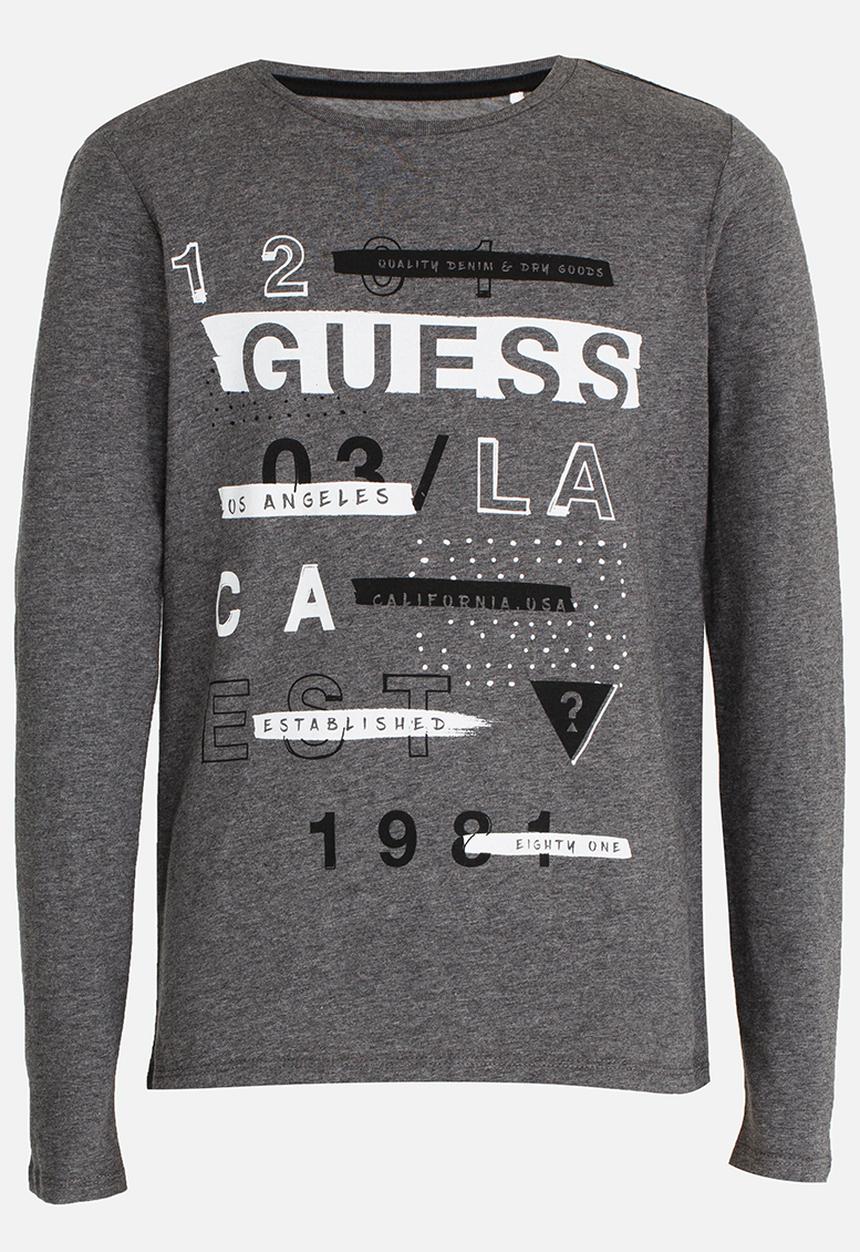 GUESS - Boys EST 03 Tee Grey