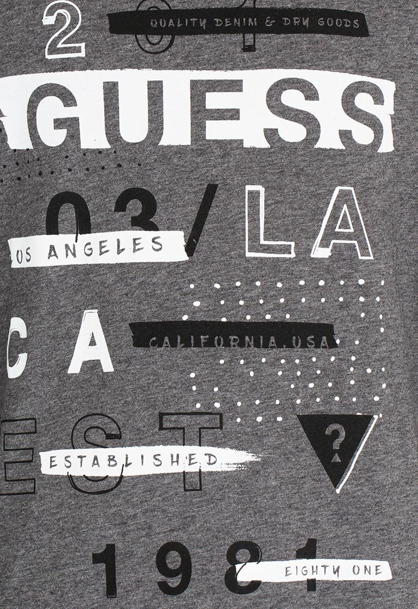 GUESS - Boys EST 03 Tee Grey