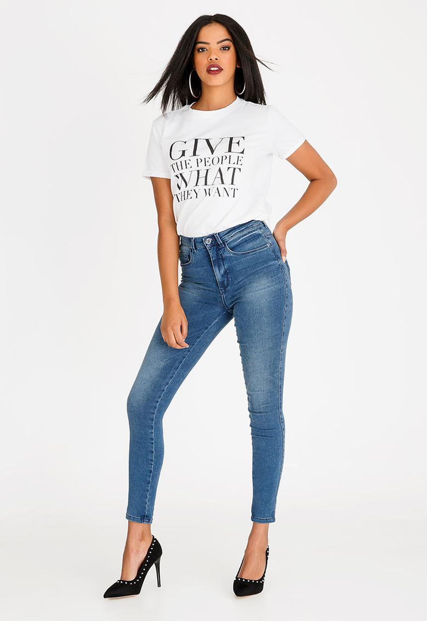 BONANG by Bonang Matheba - Give The People What They Want T-shirt White