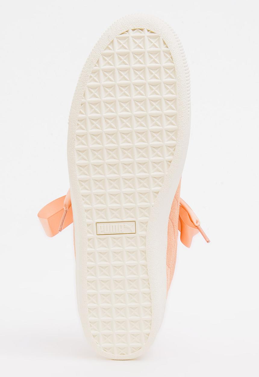 PUMA - Puma Vikky Platform Ribbon Sneakers Coral