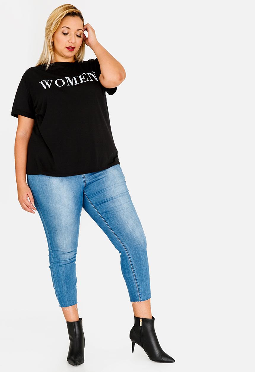 STYLE REPUBLIC PLUS - Women T-shirt Black