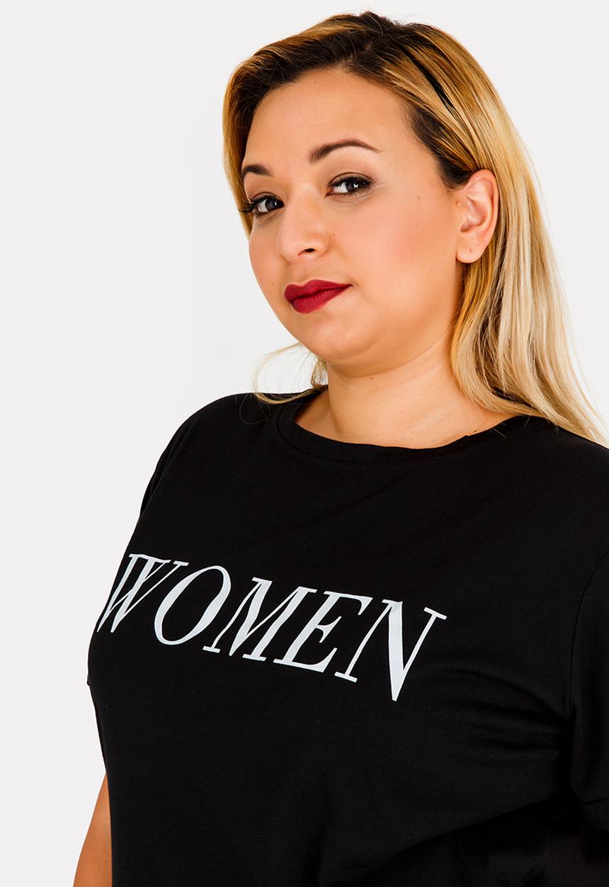 STYLE REPUBLIC PLUS - Women T-shirt Black