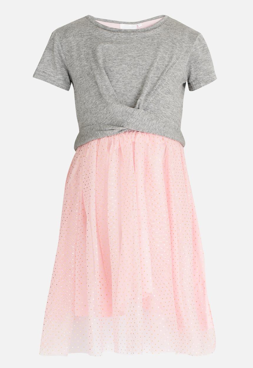 See-Saw - Combo T-shirt  Dress Pale Pink