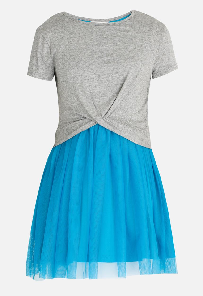 Rebel Republic - Combo T-shirt  Dress Turquoise