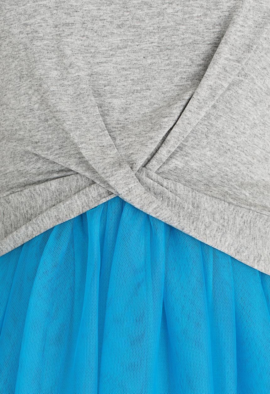 Rebel Republic - Combo T-shirt  Dress Turquoise