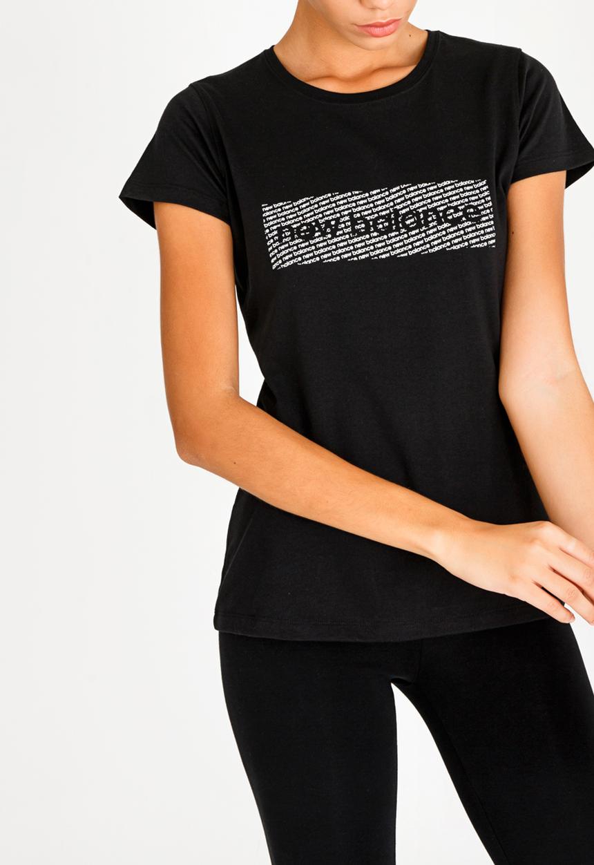 New Balance  - Blocked NB Tee Black