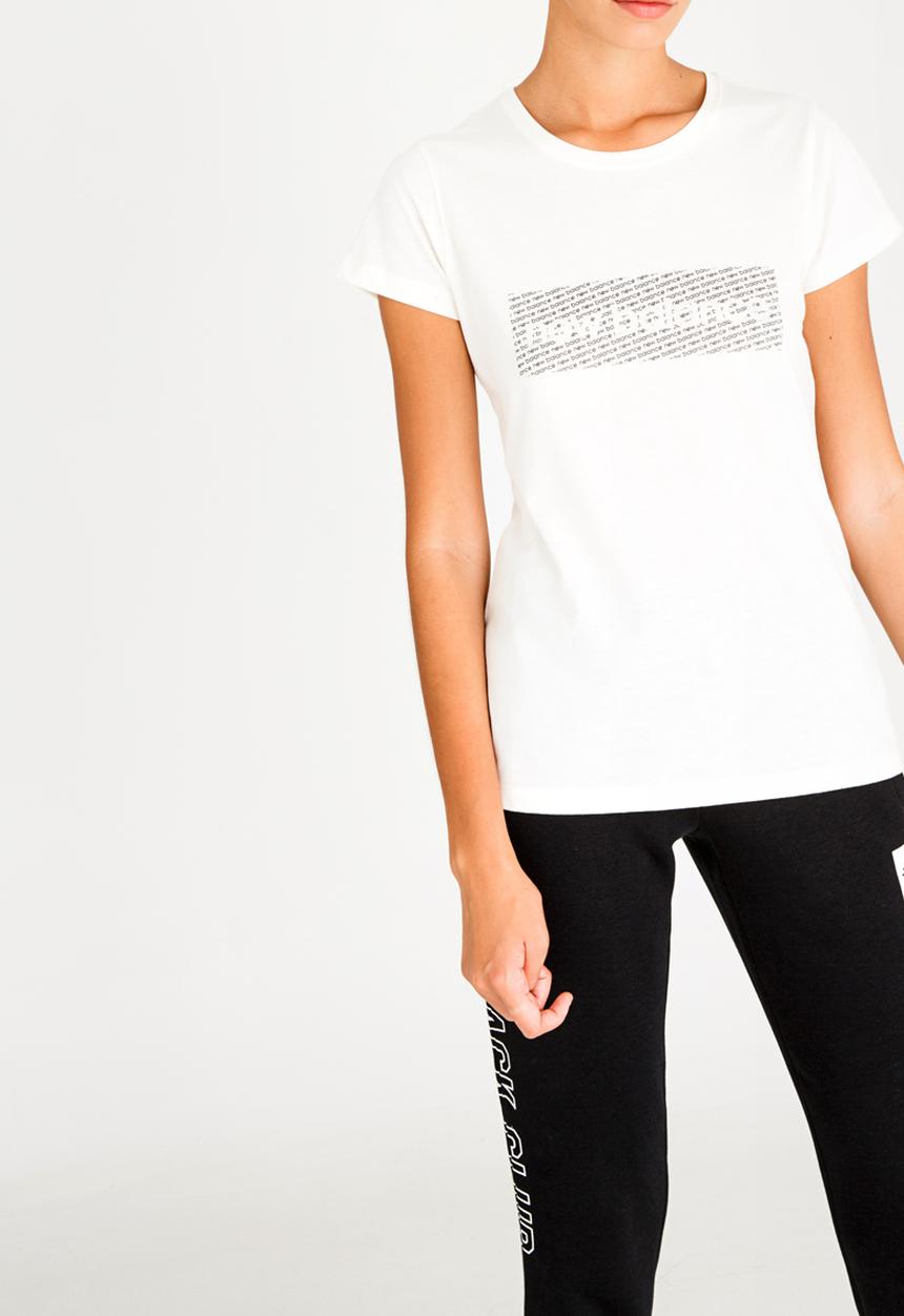 New Balance  - Blocked NB Tee Cream