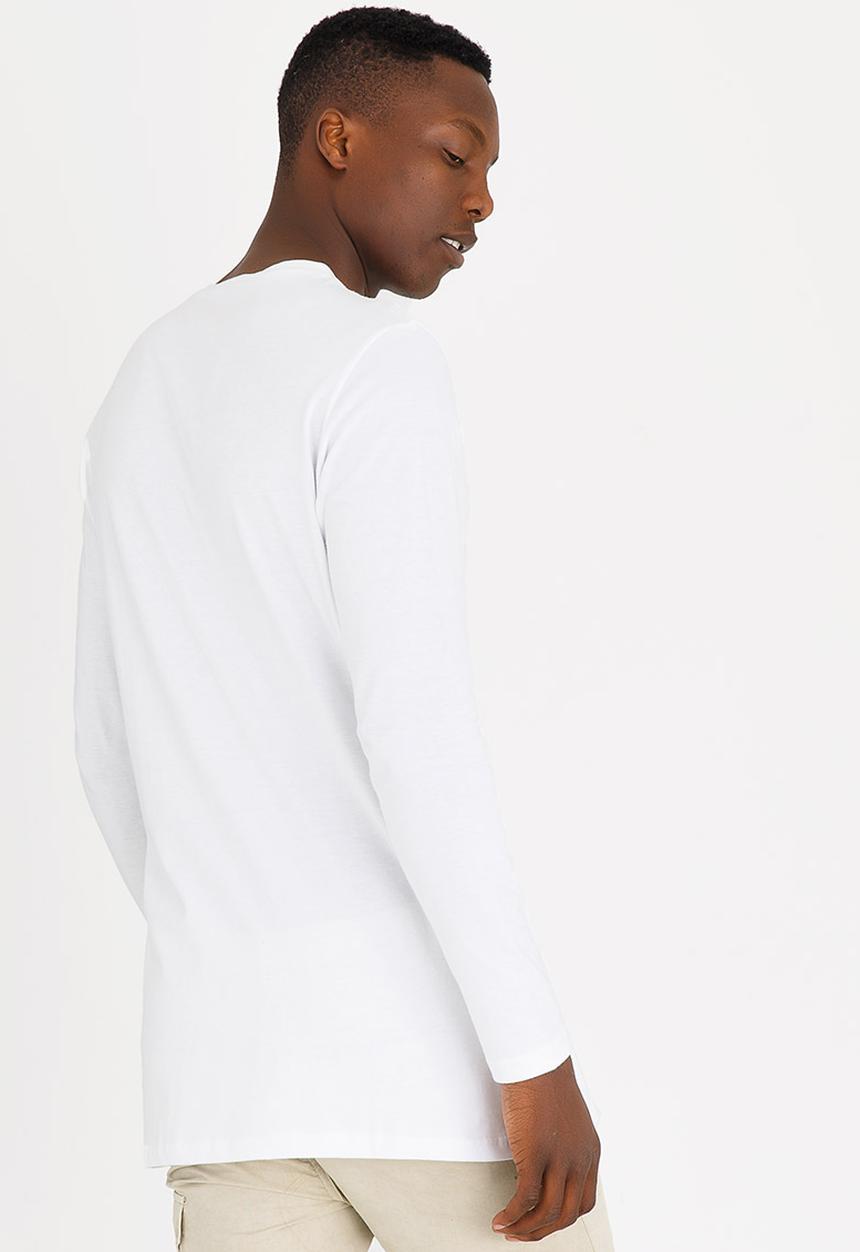 STYLE REPUBLIC - Swagger Longer Length Tee White