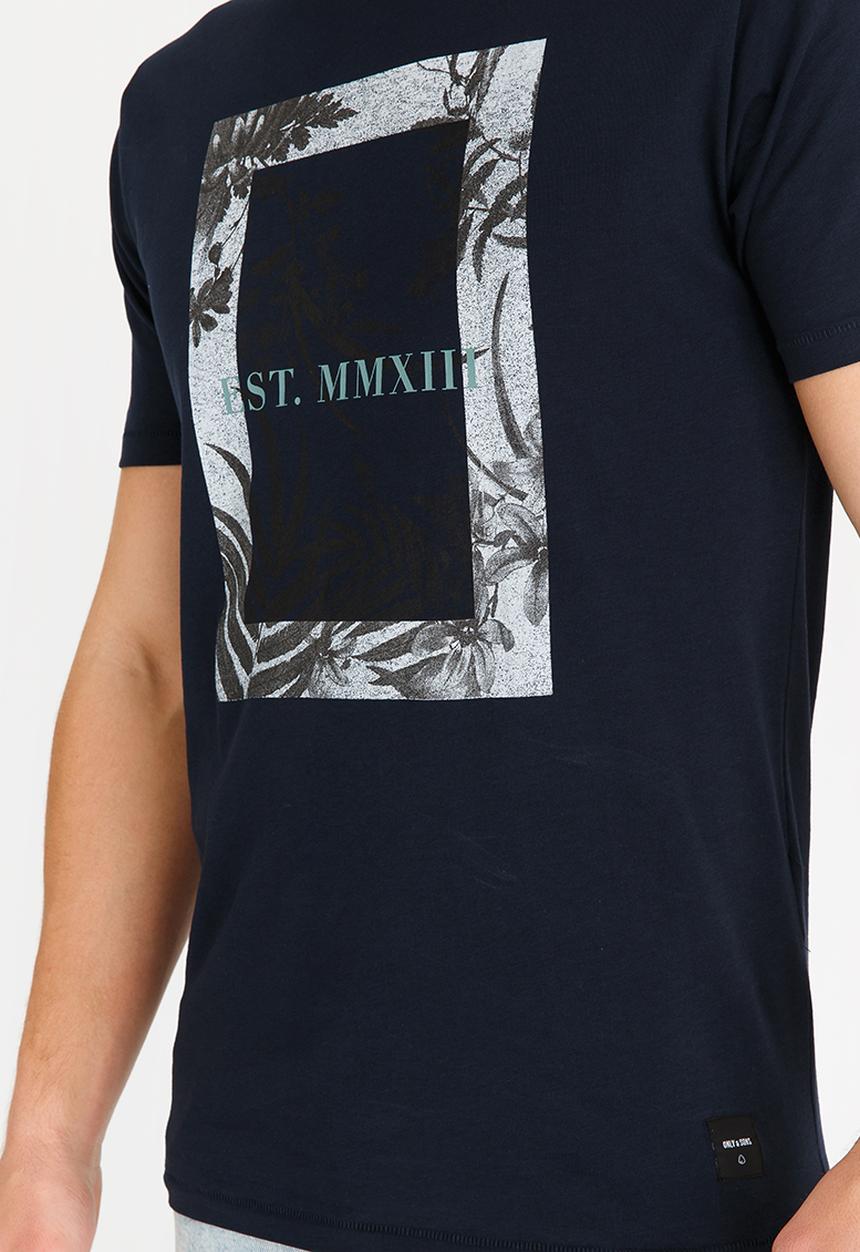 Only & Sons - Crew Neck Tee Navy