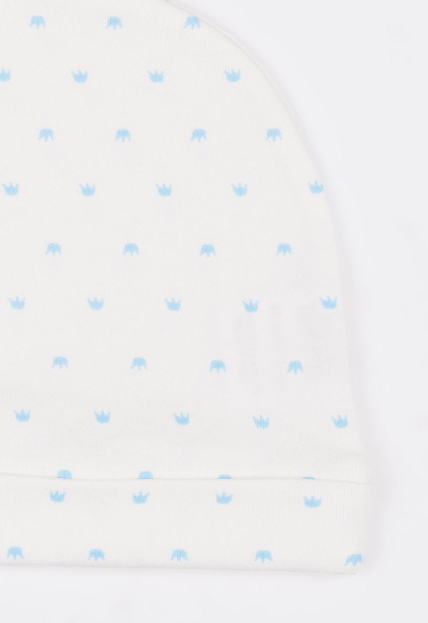 Baby Corner - Crown   Beanie Pale Blue