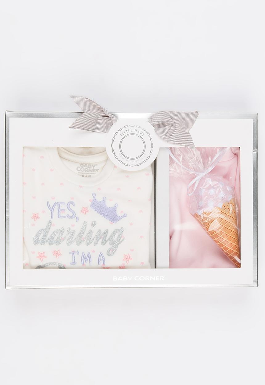 Baby Corner - Little Princess 3 Pack Pj Set Pale Pink