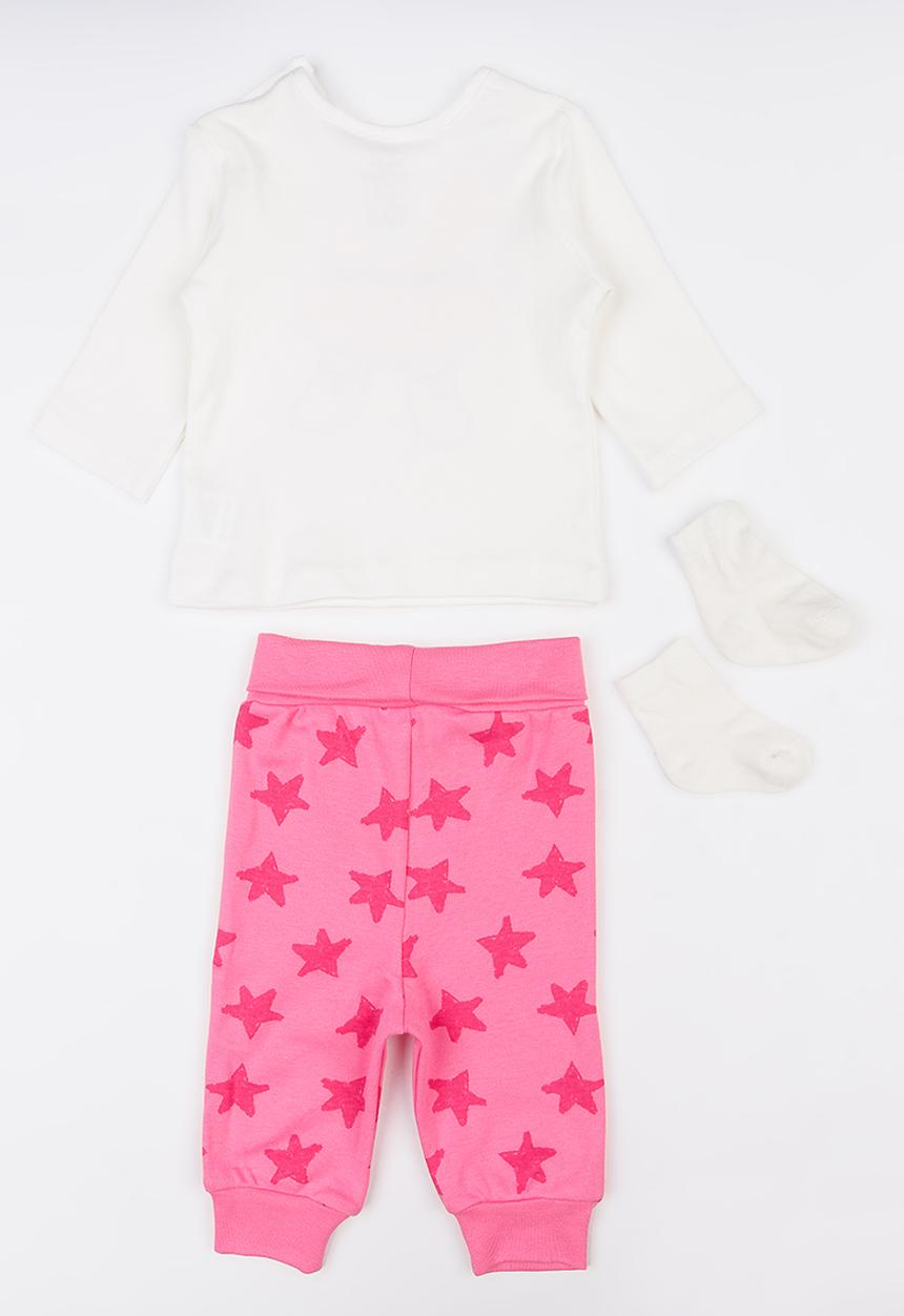 Baby Corner - Hero Girl 3 Pack Pj Set White