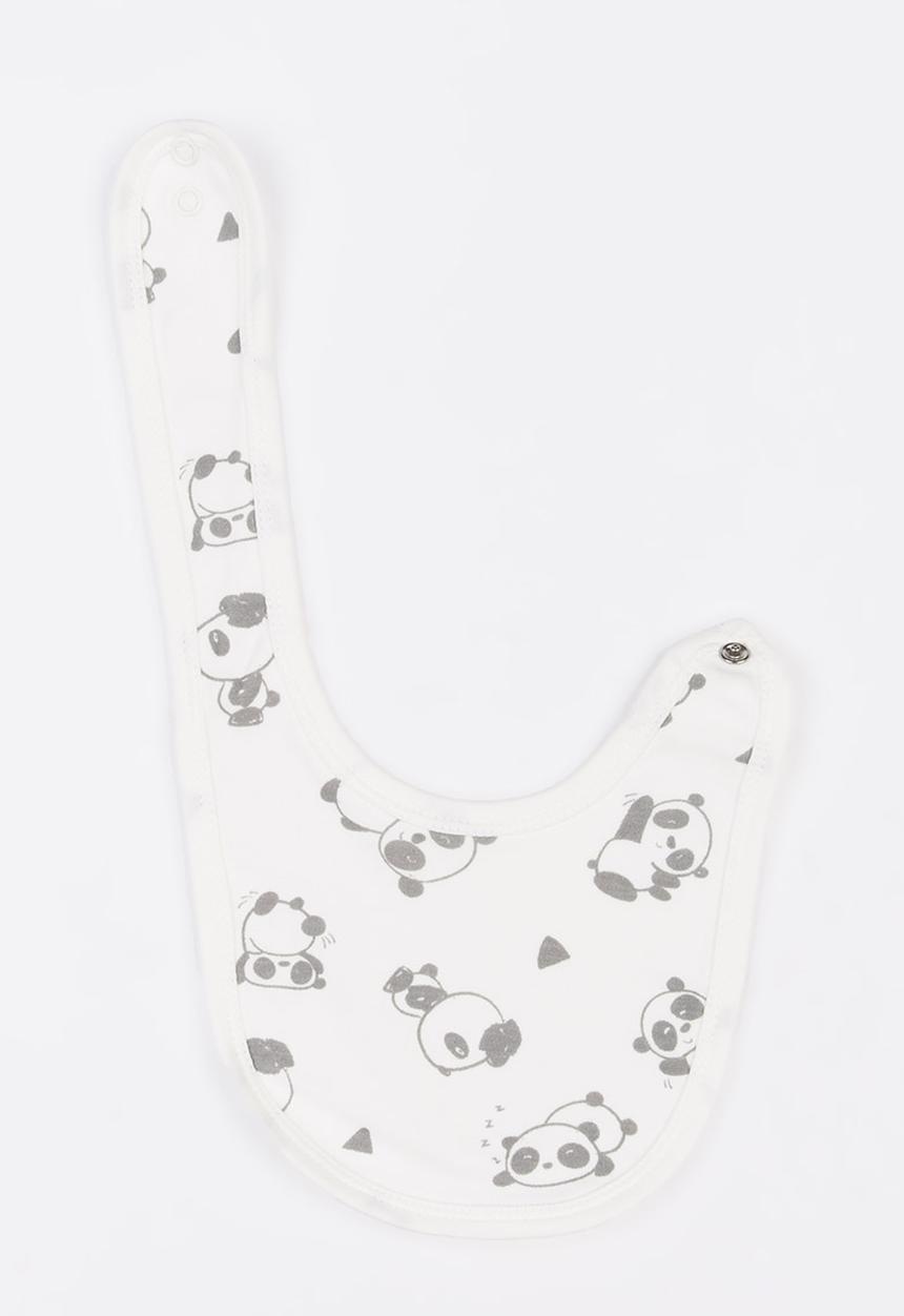 Baby Corner - 2 Pack Panda Bandana Bib Multi-colour