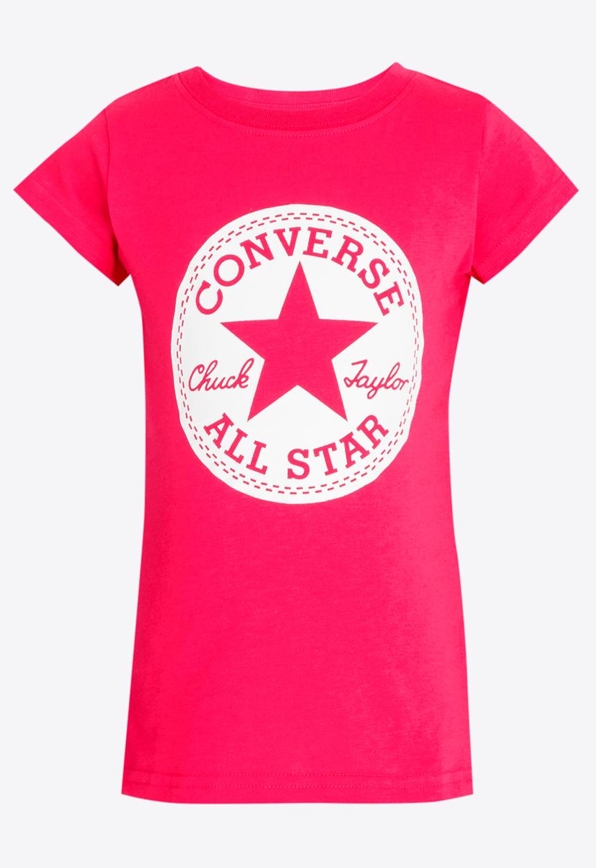 Converse - Converse Chuck Taylor Signature Tee Dark Pink