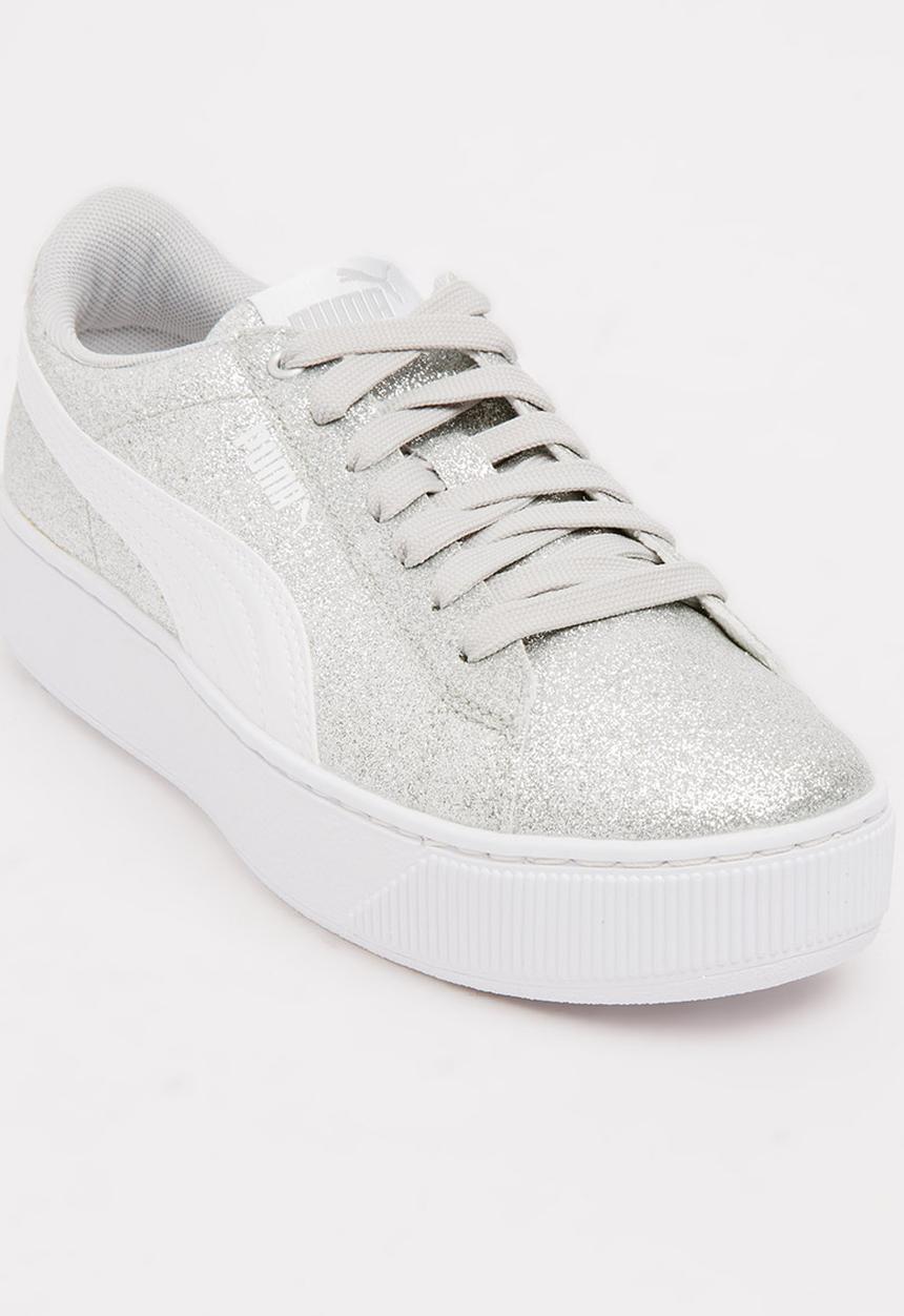 PUMA - Vikky Platform Glitz Sneaker Silver