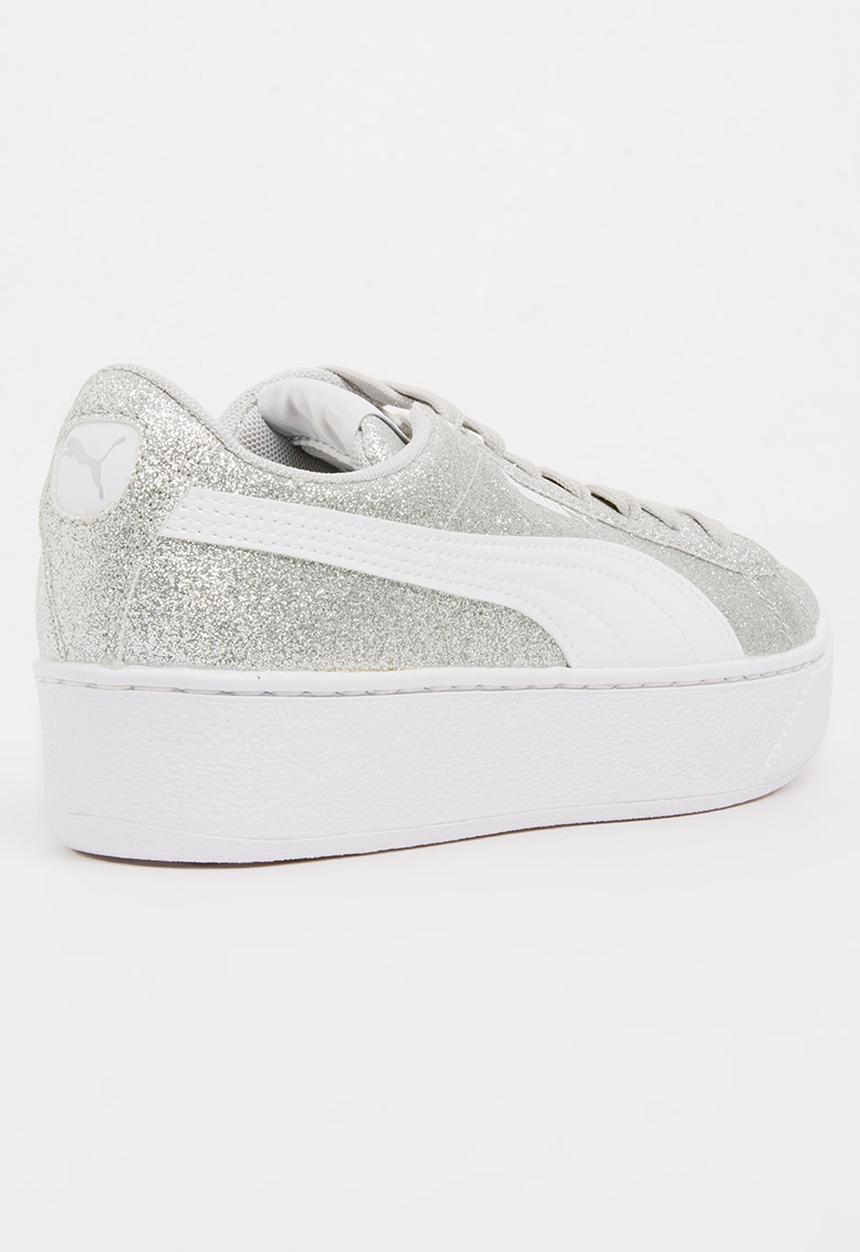 PUMA - Vikky Platform Glitz Sneaker Silver