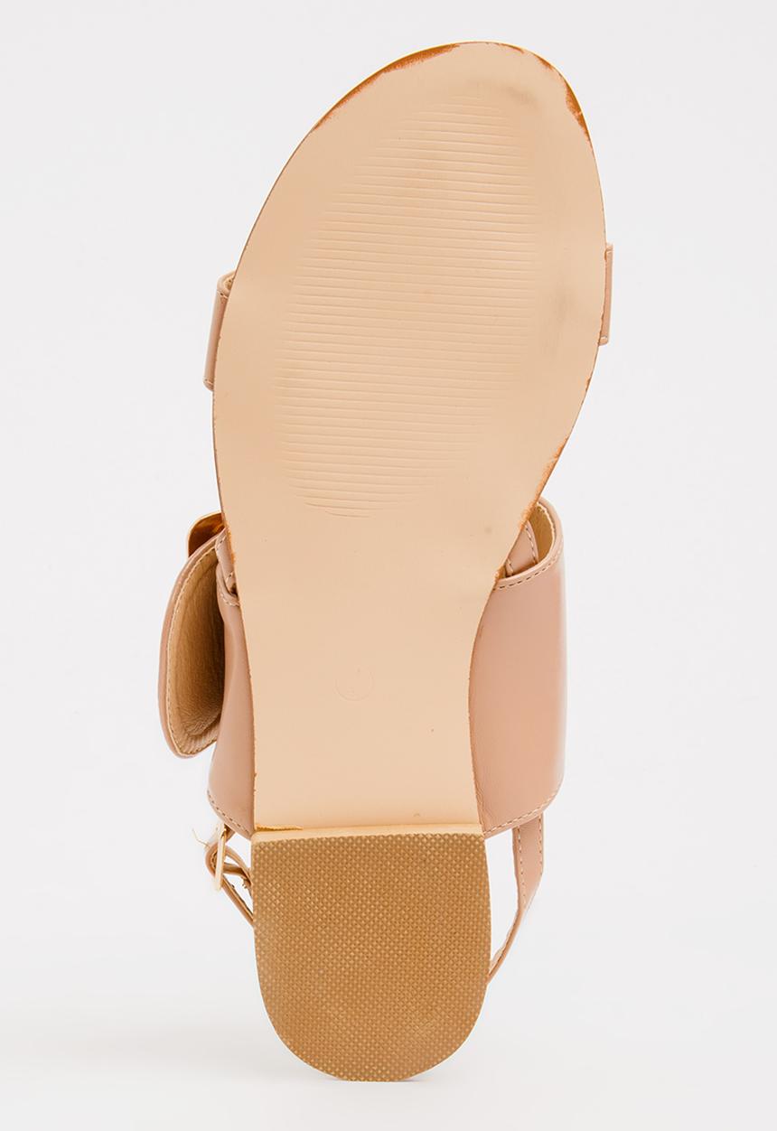 Footwork - Edie Buckle Detail Sandals Mid Pink