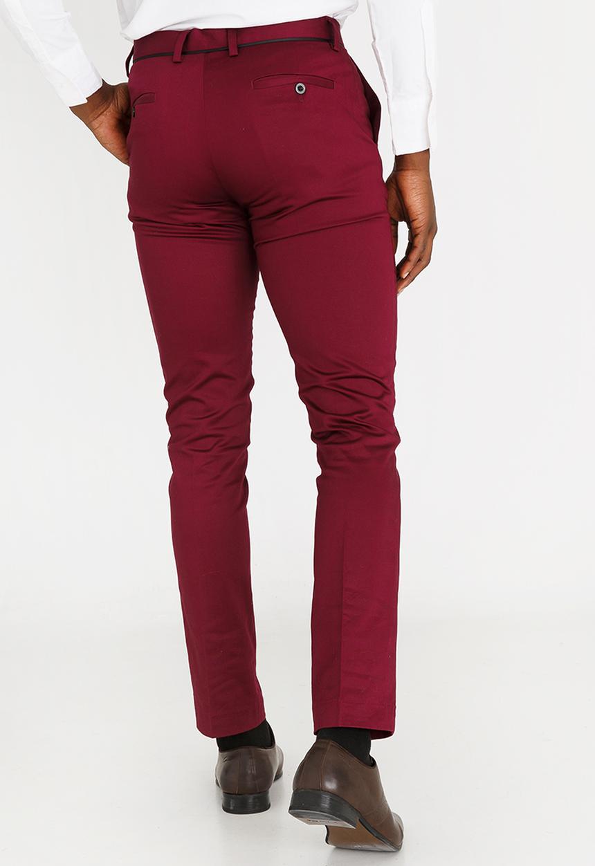 STYLE REPUBLIC - Formal Trouser Maroon